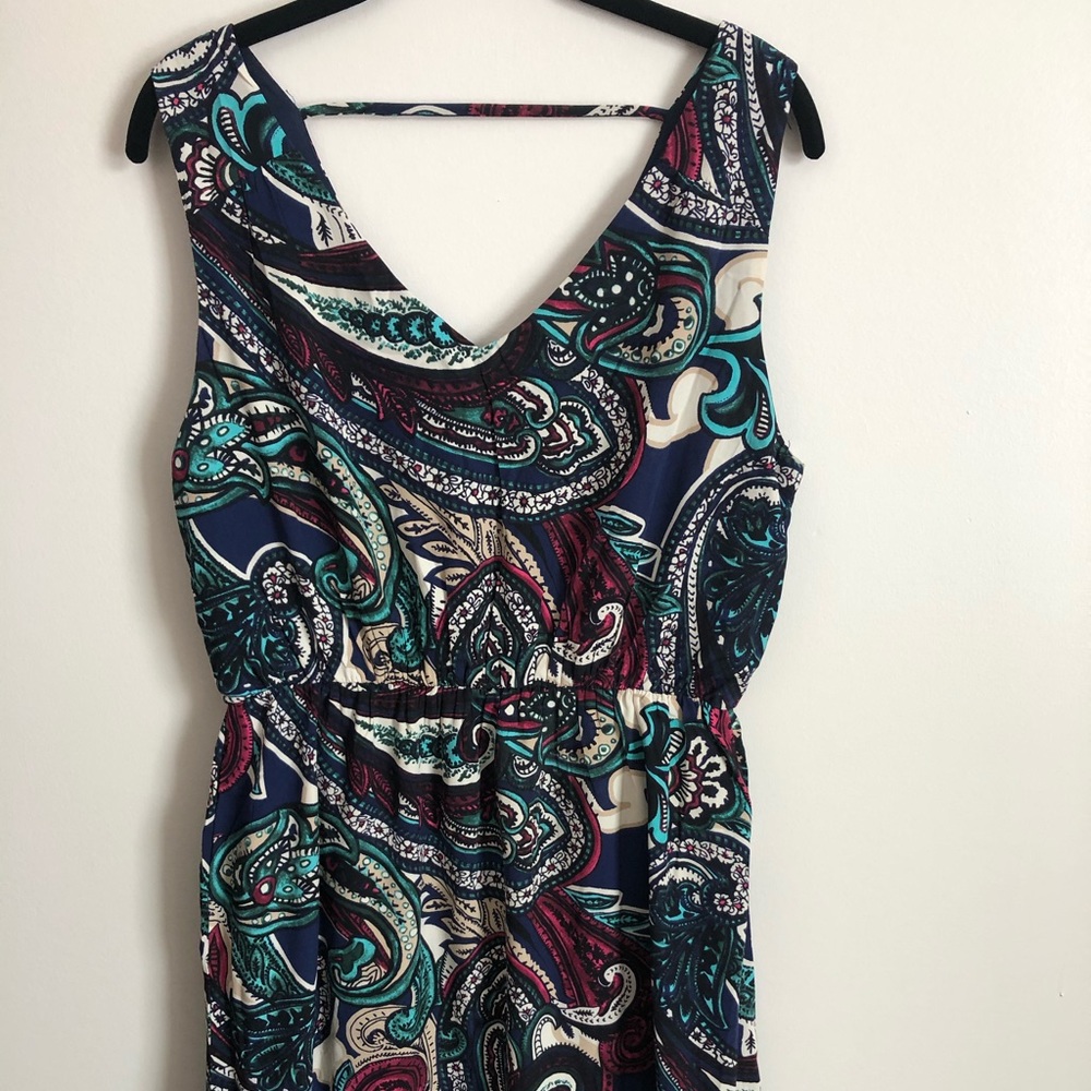 Paisley sleeveless dress